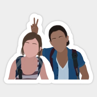 The Last of Us© Left Behind Ellie and Riley Photo Booth Fan Art Sticker